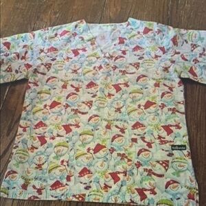 UA Scrubs Short Sleeve Tee - Festive Print